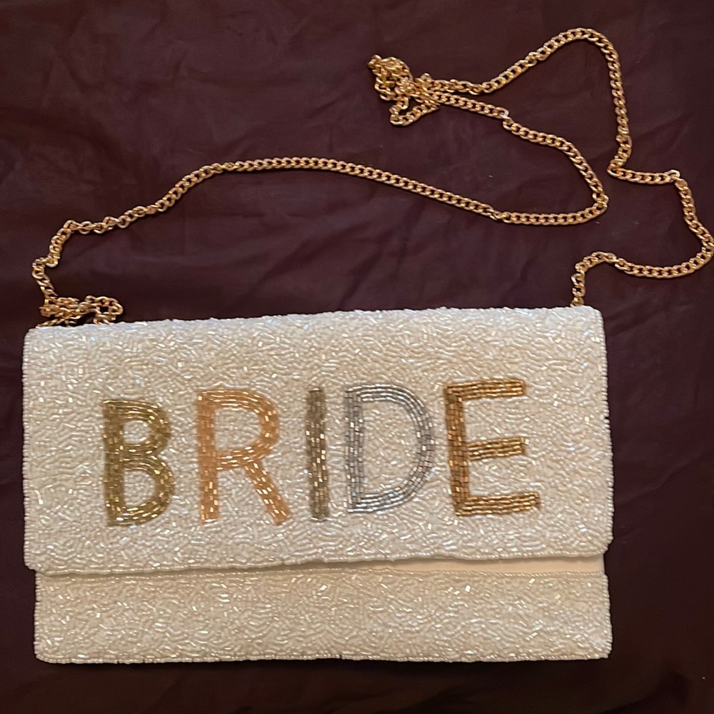 Bride Beaded Clutch Purse